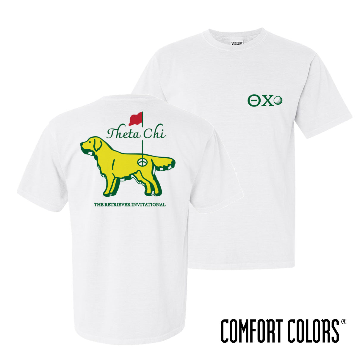 New! Theta Chi The Retriever Invitational Short Sleeve Tee
