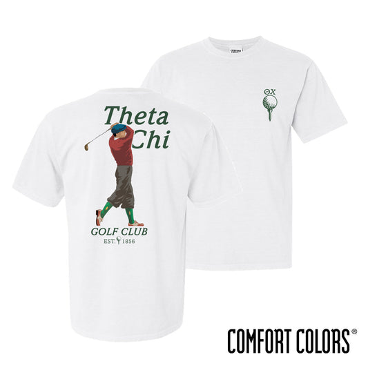 New! Theta Chi Comfort Colors Timeless Swing Short Sleeve Tee