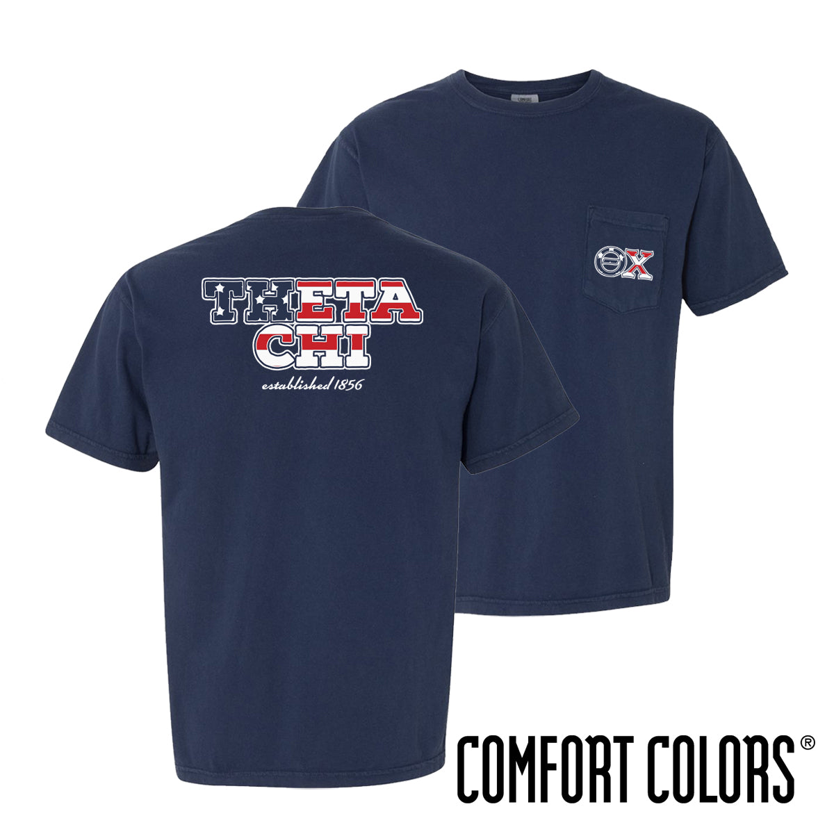 Theta Chi Patriotic Pride Short Sleeve Tee