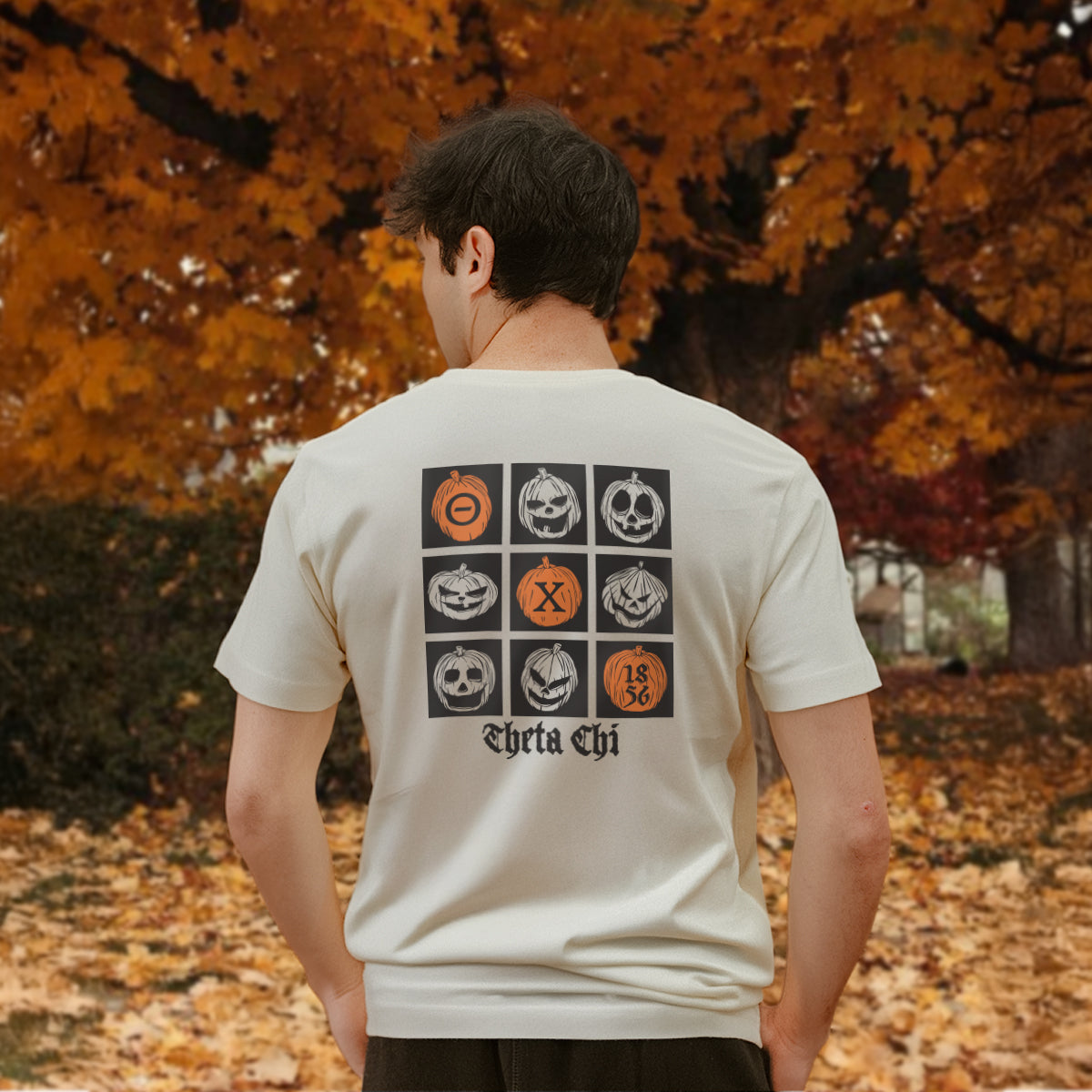 New! Theta Chi Jack-O-Letter Tee