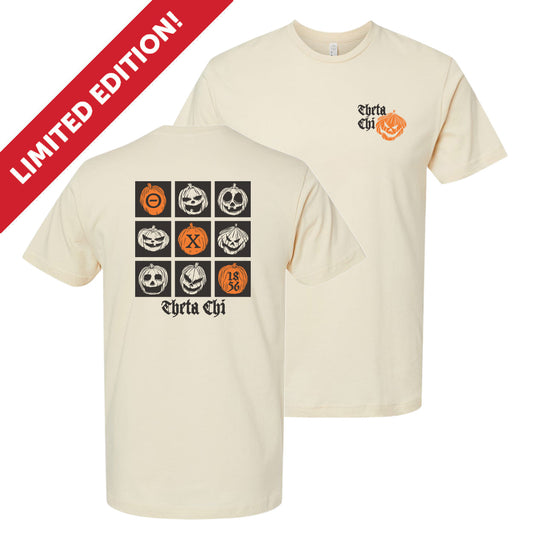 New! Theta Chi Jack-O-Letter Tee