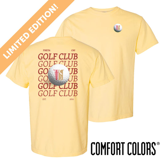 New! Theta Chi Swing Easy Short Sleeve Tee