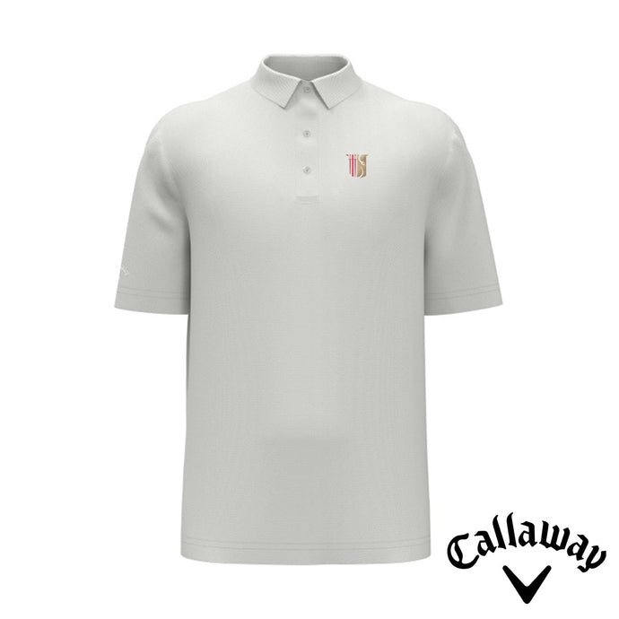 Theta Chi White Callaway Symbol Polo