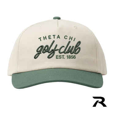 New! Theta Chi Green Golf Club Hat