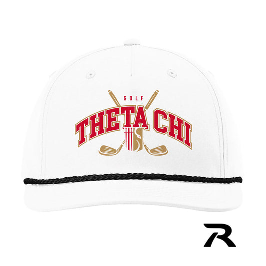 New! Theta Chi Richardson Caddy Life Rope Hat