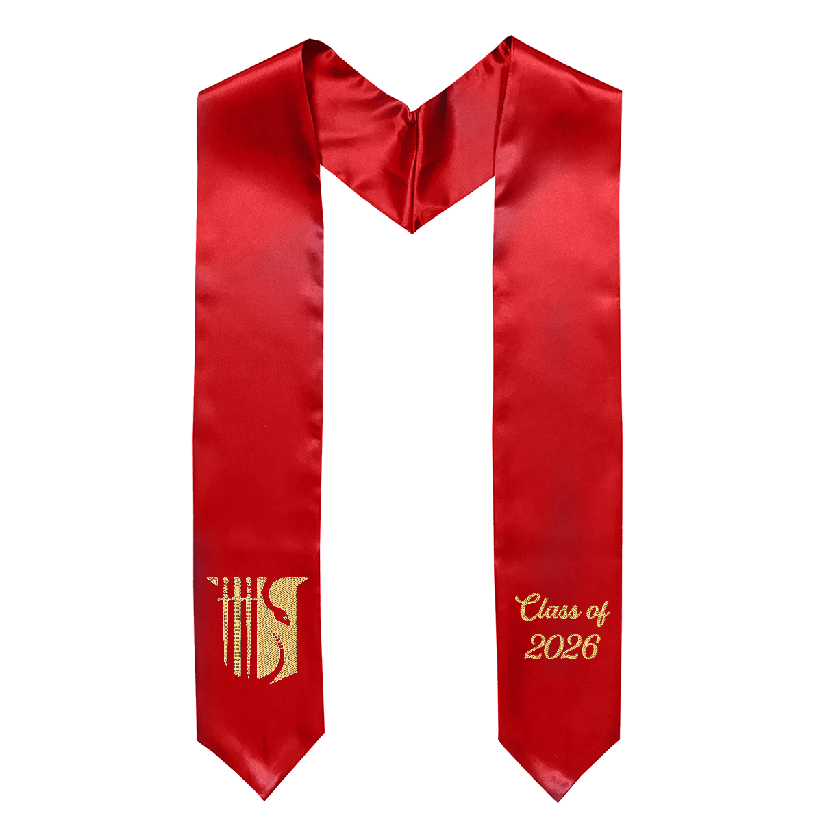 Theta Chi Embroidered Crest Graduation Stole