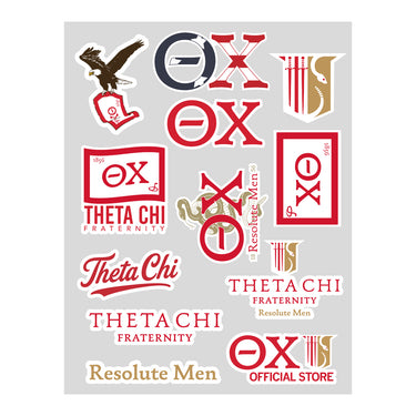Theta Chi Sticker Sheet