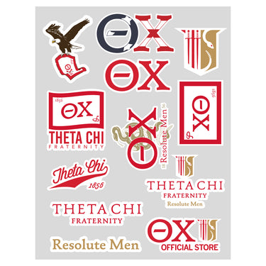 Theta Chi Sticker Sheet