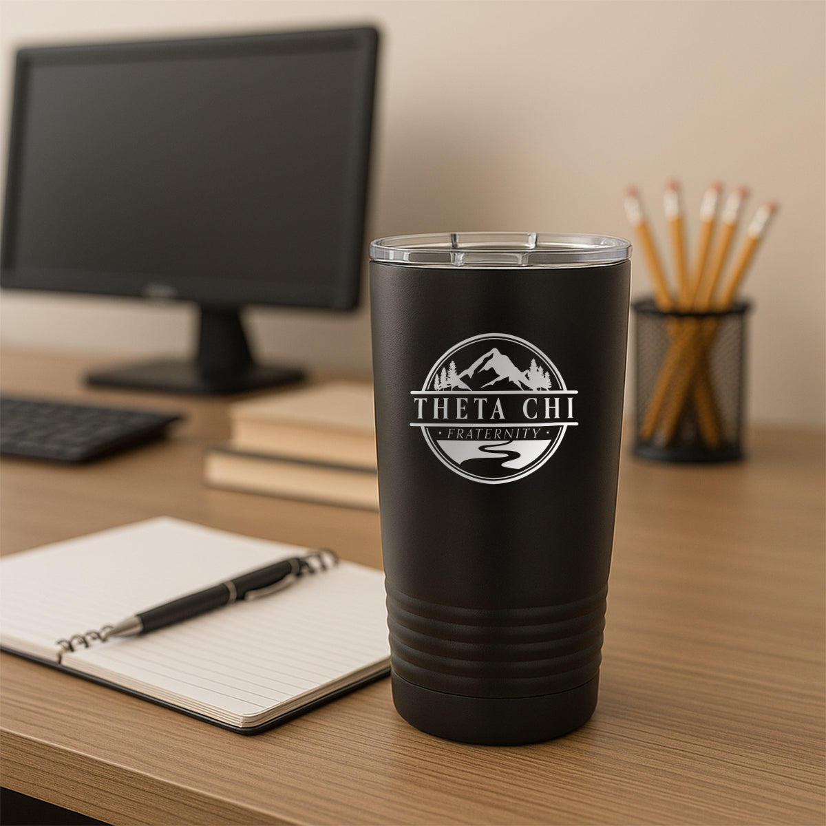 Theta Chi  20oz Travel Coffee Tumbler