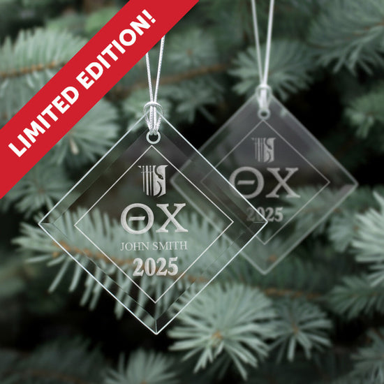 Theta Chi 2025 Limited Edition Holiday Ornament Theta Chi