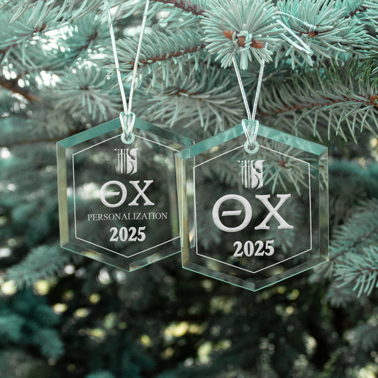 New! Theta Chi 2025 Limited Edition Holiday Ornament