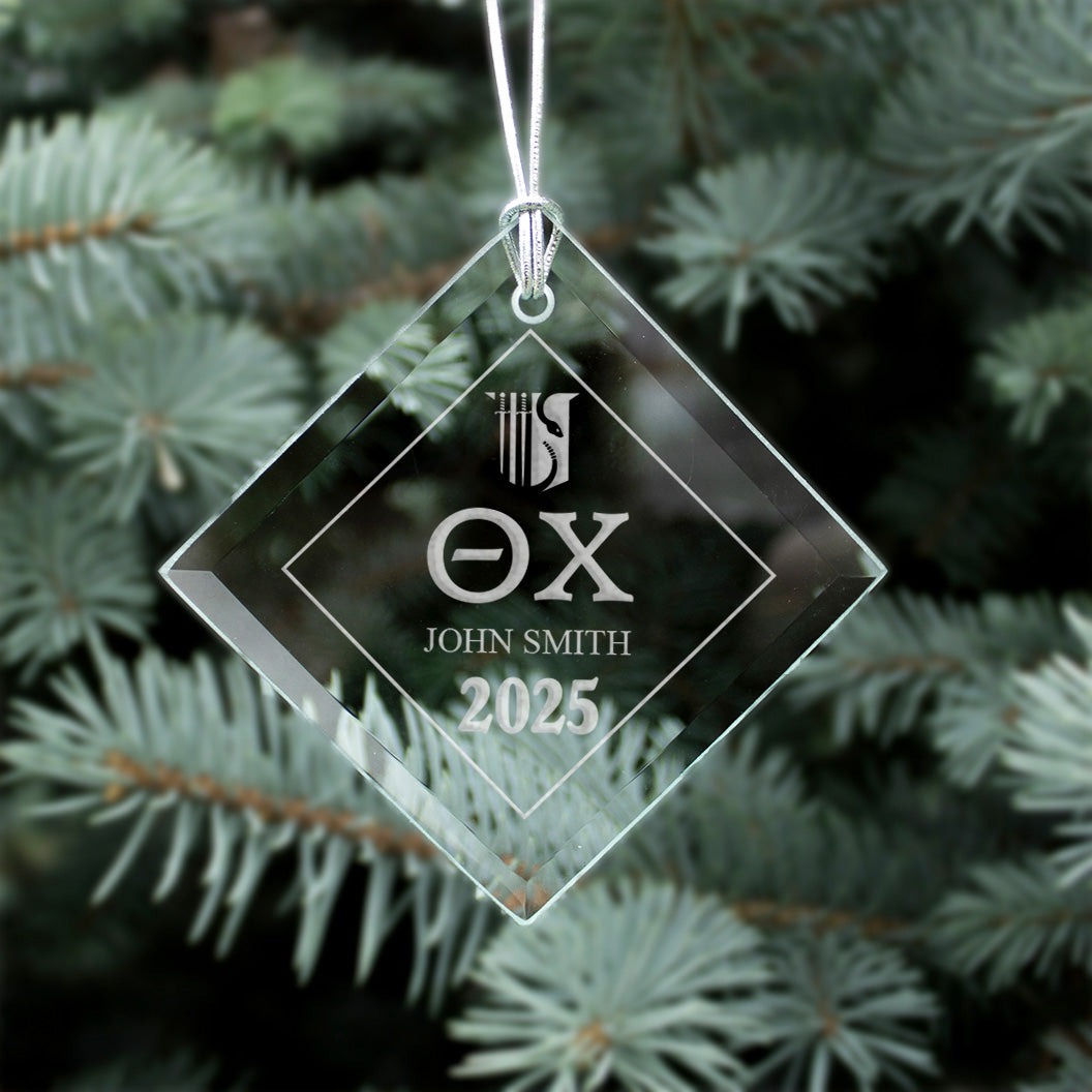 New! Theta Chi 2025 Limited Edition Holiday Ornament