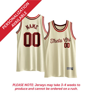 Theta Chi Retro Basketball Jersey.