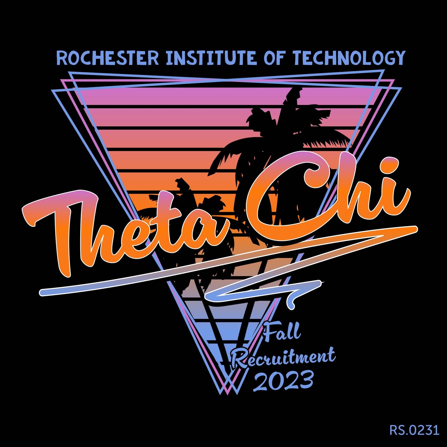 Theta Chi Rochester Institute of Technology Fall Rush 2023 Tee
