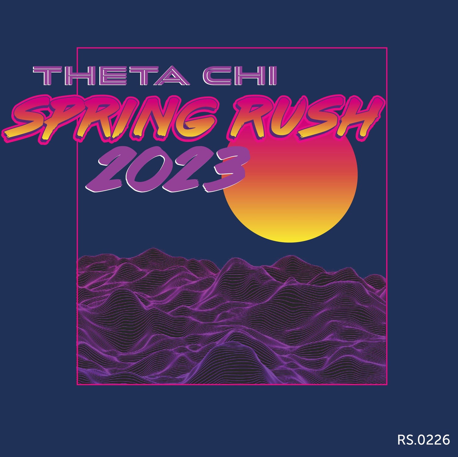 Theta Chi Spring Rush 2023 Tee