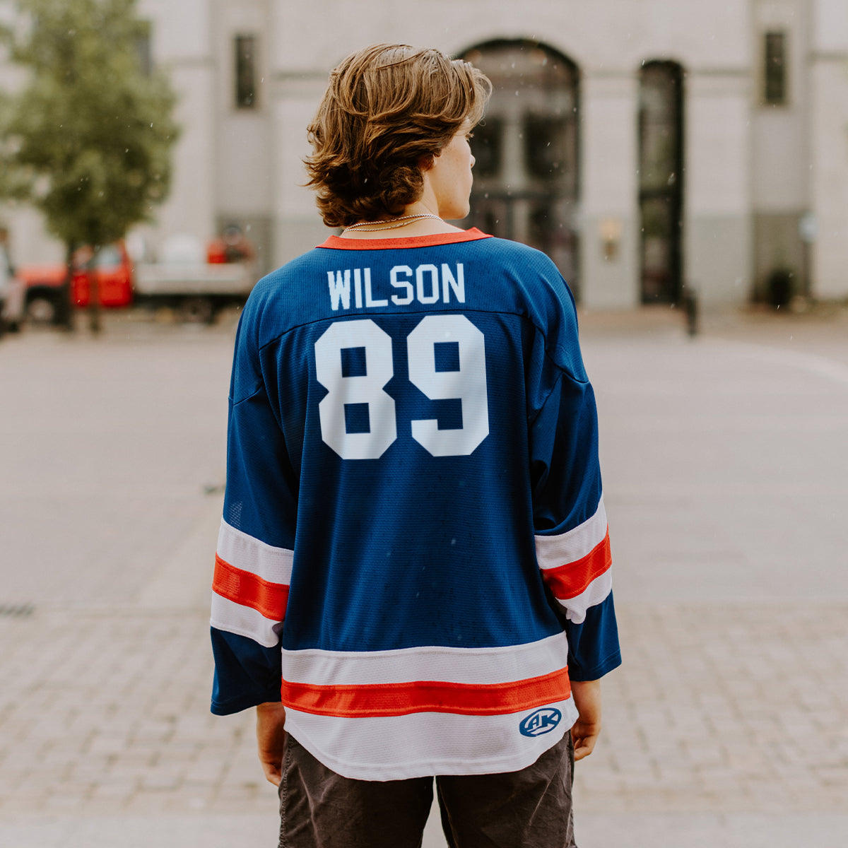 Theta Chi Personalized Patriotic Hockey Jersey