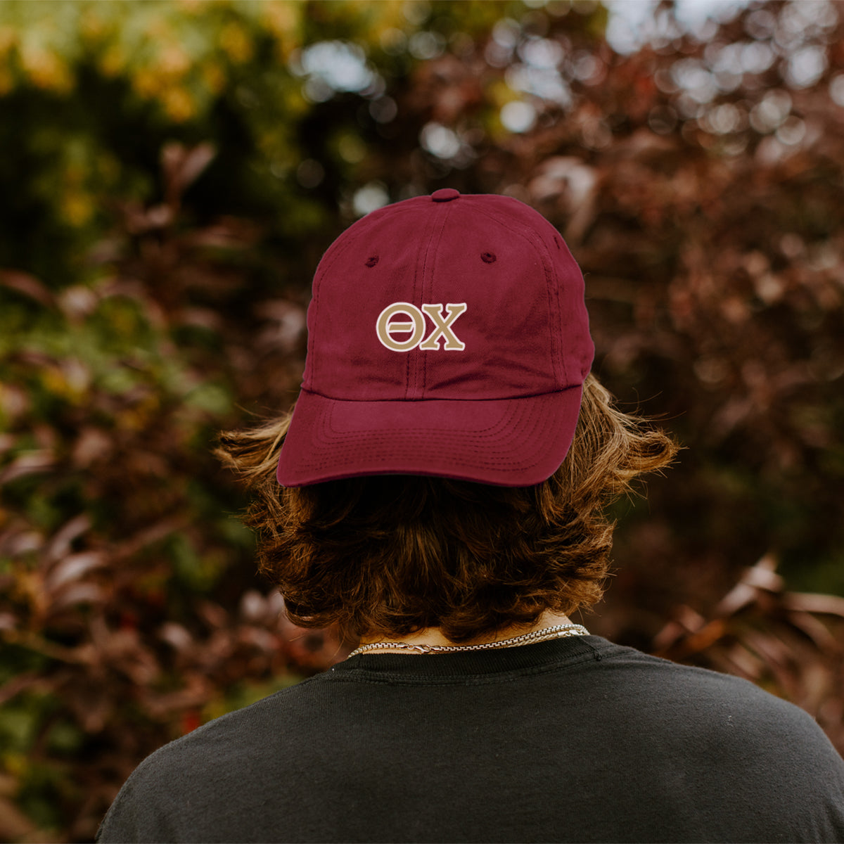 Theta Chi Vintage Red Personalized Hat