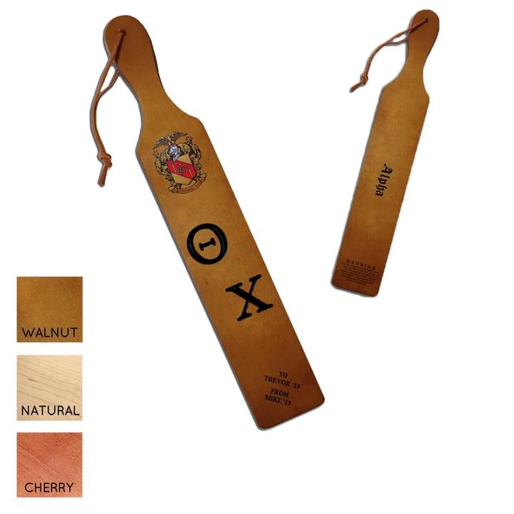 Theta Chi Personalized Traditional Paddle | Theta Chi | Wood products > Paddles