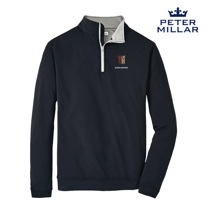 Theta Chi Personalized Peter Millar Perth Stretch Quarter Zip
