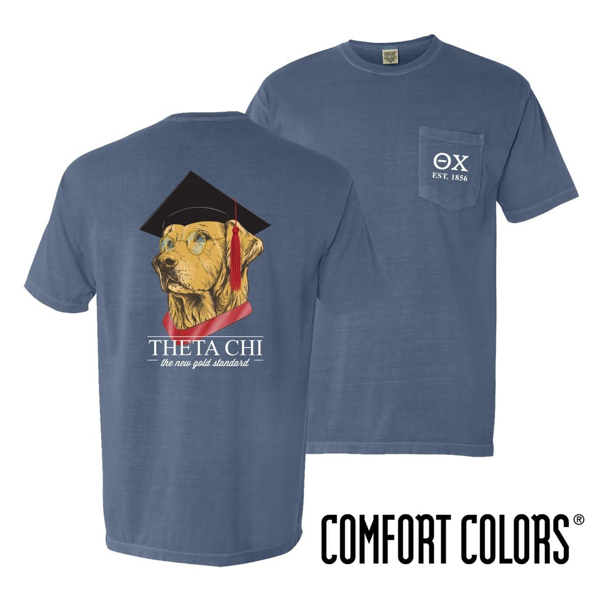 Theta Chi Comfort Colors Retriever Grad Tee | Theta Chi | Shirts > Short sleeve t-shirts