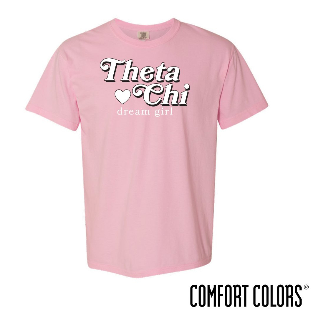 New! Theta Chi Comfort Colors Retro Sweetheart Tee | Theta Chi | Shirts > Short sleeve t-shirts