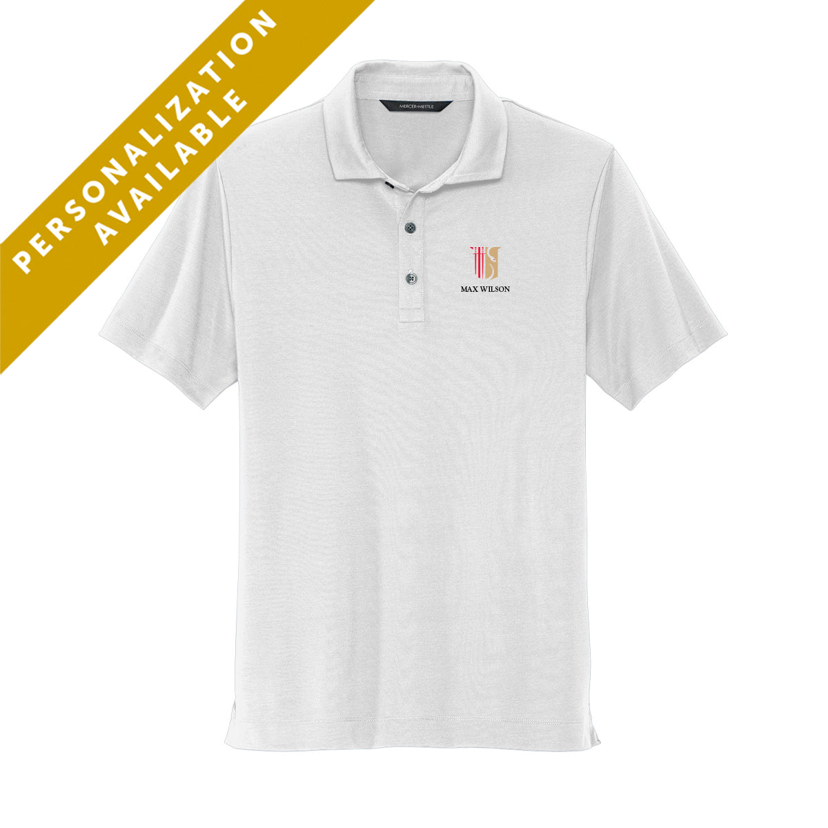 Theta Chi White Badge Polo