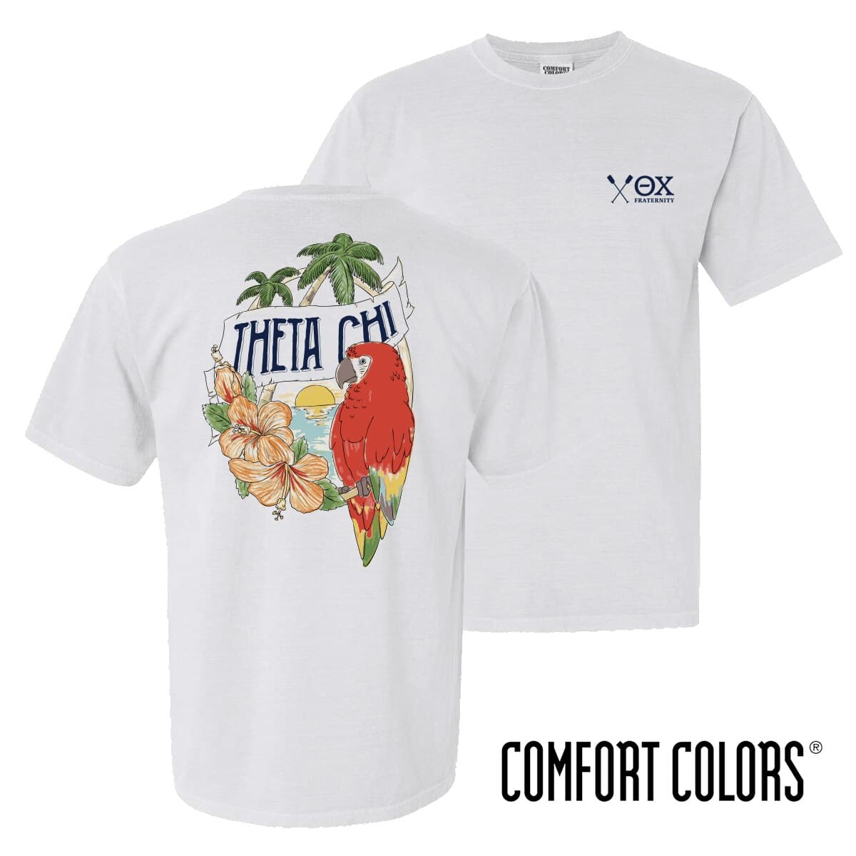 Theta Chi Comfort Colors Tropical Tee | Theta Chi | Shirts > Short sleeve t-shirts