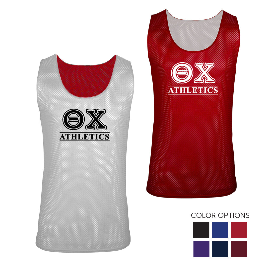 Theta Chi Reversible Personalized Intramural Mesh Jersey Tank