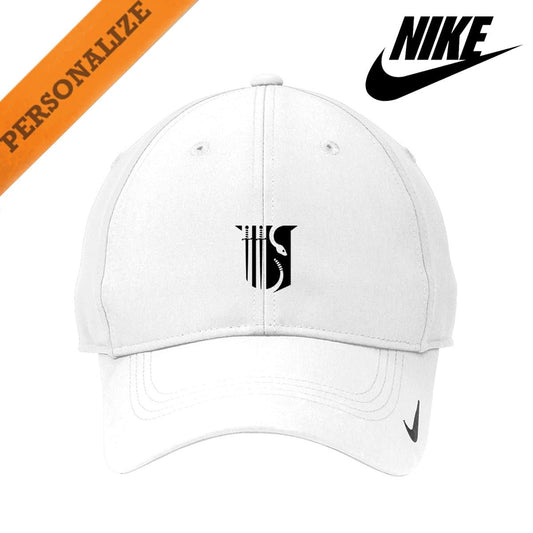 Theta Chi Personalized White Nike Dri-FIT Performance Hat | Theta Chi | Headwear > Billed hats