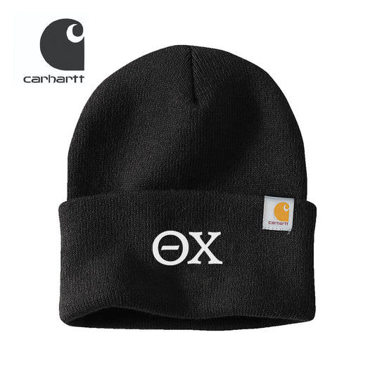 Theta Chi Black Carhartt Beanie