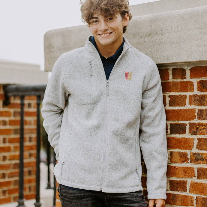 Theta Chi Embroidered Symbol Full Zip