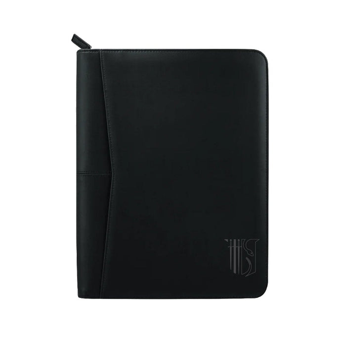 Theta Chi Zippered Crest Padfolio | Theta Chi | Office products > Padfolios
