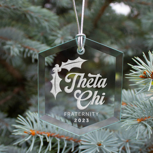 New! Theta Chi 2023 Limited Edition Holiday Ornament