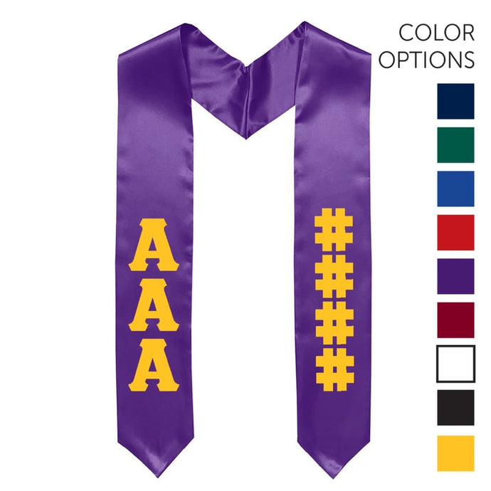 Theta Chi Pick Your Own Colors Graduation Stole | Theta Chi | Apparel > Stoles